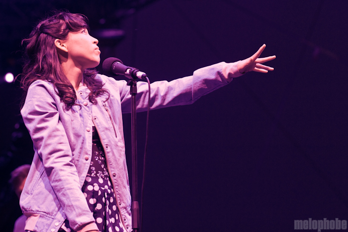 Little Dragon at Bigfoot Stage, May 27, 2012. Photo by Troy Dunham.