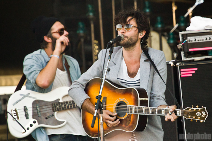 The Head and The Heart at Main Stage, May 27, 2012. Photo by Troy Dunham.