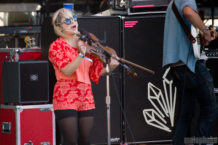 The Head and The Heart at Main Stage, May 27, 2012. Photo by Troy Dunham.