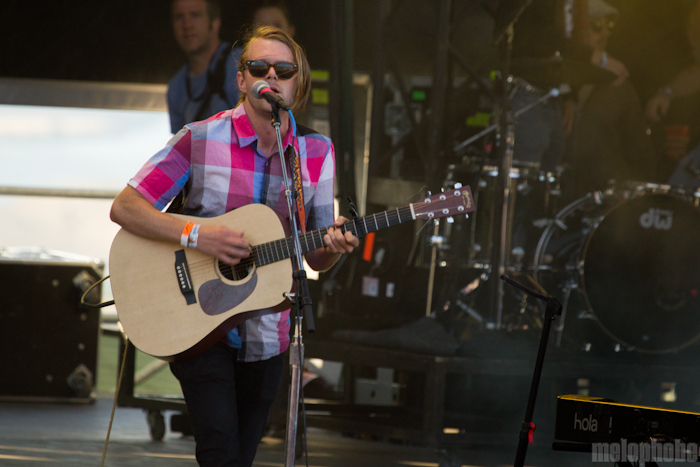 The Head and The Heart at Main Stage, May 27, 2012. Photo by Troy Dunham.