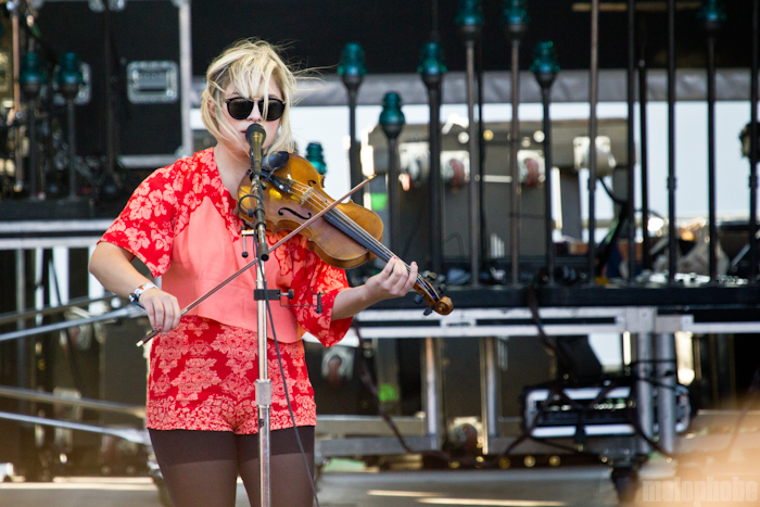 The Head and The Heart at Main Stage, May 27, 2012. Photo by Troy Dunham.