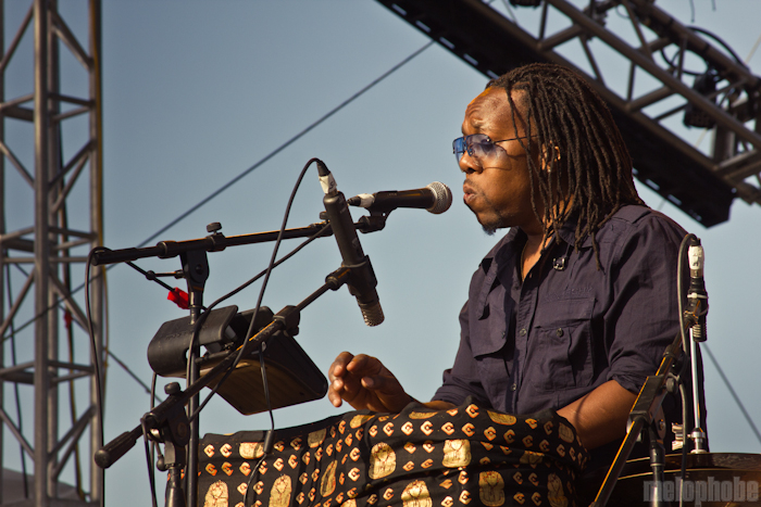 Shabazz Palaces, May 28, 2012. Photo by Troy Dunham.