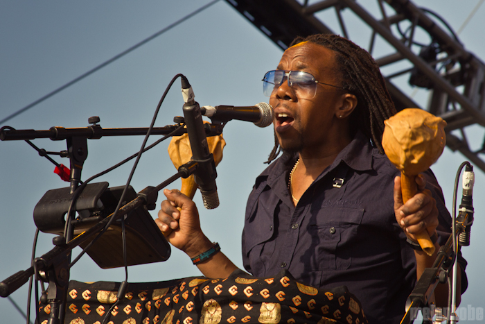 Shabazz Palaces, May 28, 2012. Photo by Troy Dunham.