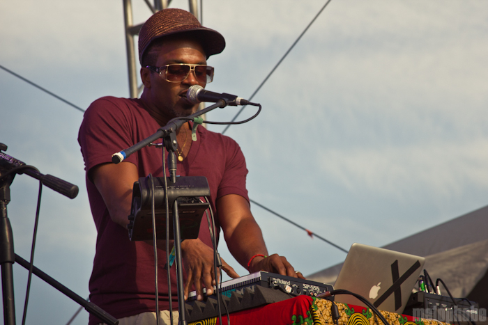 Shabazz Palaces, May 28, 2012. Photo by Troy Dunham.