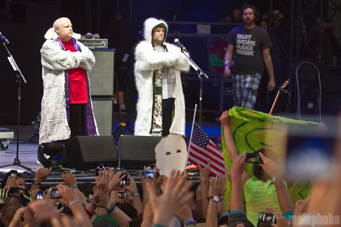 Tenacious D at Main Stage, May 28, 2012. Photo by Troy Dunham.
