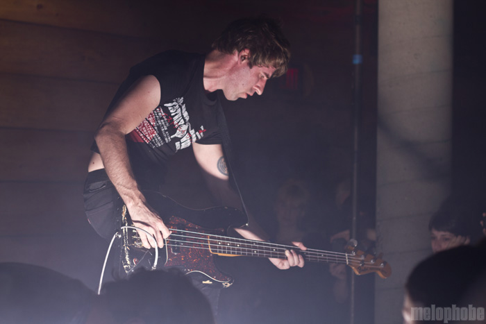 A Place to Bury Strangers at Doug Fir Lounge, June 10, 2012. Photo by Jasper Croome.