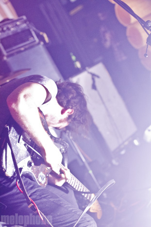 A Place to Bury Strangers at Doug Fir Lounge, June 10, 2012. Photo by Jasper Croome.