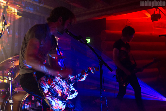 A Place to Bury Strangers at Doug Fir Lounge, June 10, 2012. Photo by Jasper Croome.