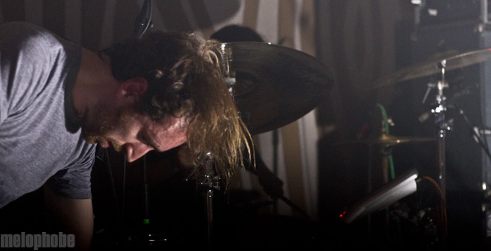 A Place to Bury Strangers at Doug Fir Lounge, June 10, 2012. Photo by Jasper Croome.