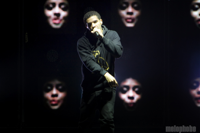 Drake at Comcast Center, June 17, 2012. Photo by Ian Doreian.