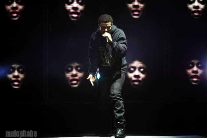 Drake at Comcast Center, June 17, 2012. Photo by Ian Doreian.