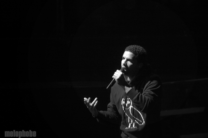 Drake at Comcast Center, June 17, 2012. Photo by Ian Doreian.