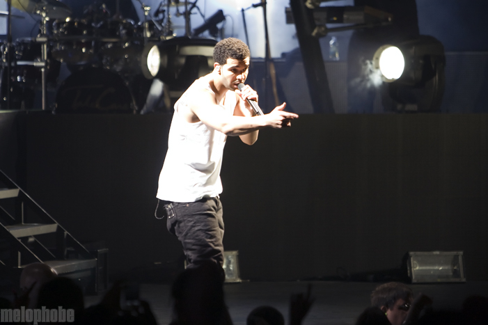 Drake at Comcast Center, June 17, 2012. Photo by Ian Doreian.