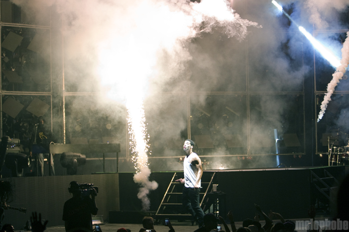 Drake at Comcast Center, June 17, 2012. Photo by Ian Doreian.