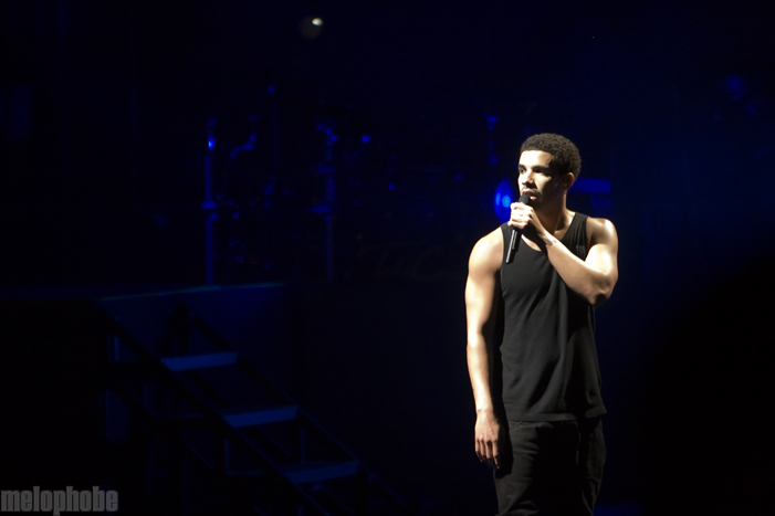 Drake at Comcast Center, June 17, 2012. Photo by Ian Doreian.