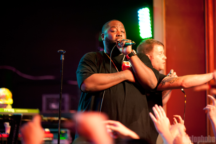 El-P at Hawthorne Theatre, June 30, 2012. Photo by Colin McLaughlin.