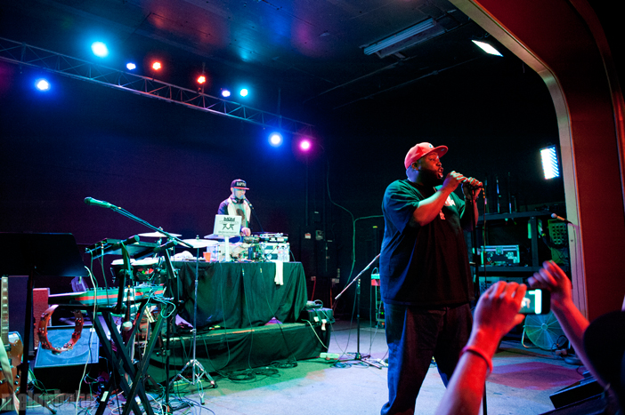 Killer Mike at Hawthorne Theatre, June 30, 2012. Photo by Colin McLaughlin.