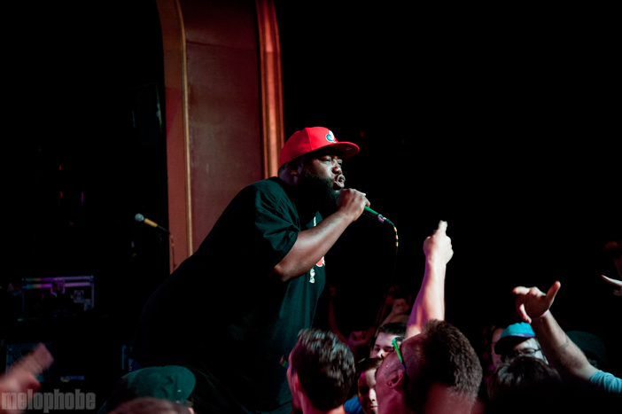 Killer Mike at Hawthorne Theatre, June 30, 2012. Photo by Colin McLaughlin.
