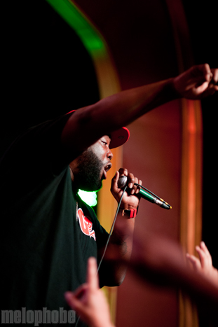 Killer Mike at Hawthorne Theatre, June 30, 2012. Photo by Colin McLaughlin.