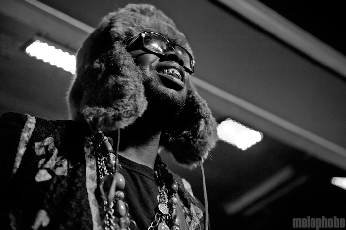Mr. Muthafuckin' eXquire at Hawthorne Theatre, June 30, 2012. Photo by Colin McLaughlin.
