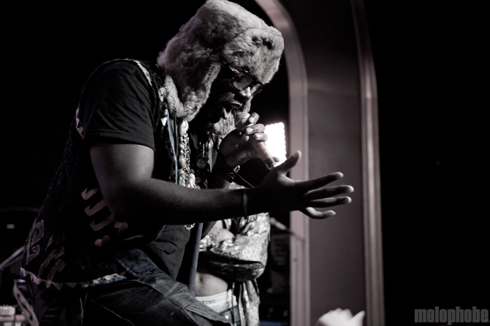 Mr. Muthafuckin' eXquire at Hawthorne Theatre, June 30, 2012. Photo by Colin McLaughlin.