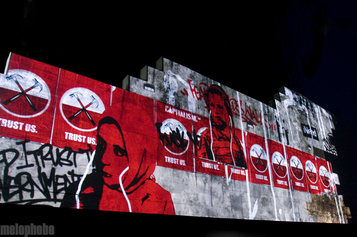 Roger Waters at Fenway Park, July 1, 2012. Photo by Ian Doreian.