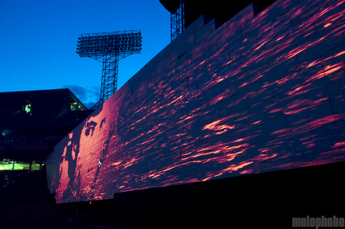 Roger Waters at Fenway Park, July 1, 2012. Photo by Ian Doreian.