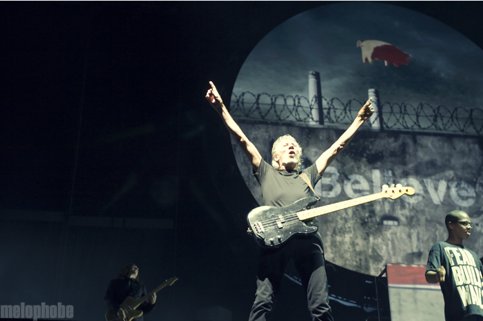 Roger Waters at Fenway Park, July 1, 2012. Photo by Ian Doreian.
