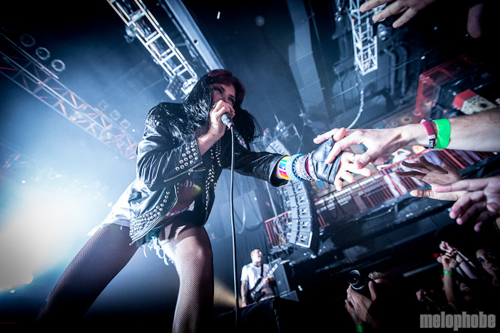 Sleigh Bells at House of Blues, July 3, 2012. Photo by Tim Bugbee.