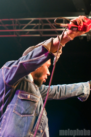 Mos Def at Roseland Theater, April 17, 2010. Photo by Ian McNeil.