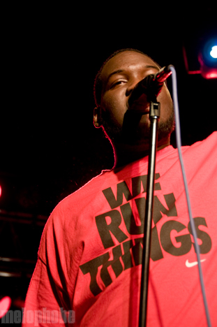 Hot 8 Brass Band at Roseland Theater, April 17, 2010. Photo by Ian McNeil.