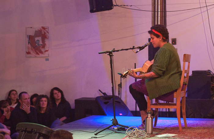 Kimya Dawson at Backspace, March 27, 2010. Photo by Byron Will.