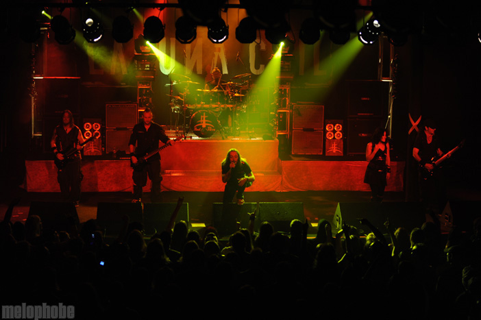 Lacuna Coil at Roseland Theater, July 18, 2009. Photo by Angel Priest.