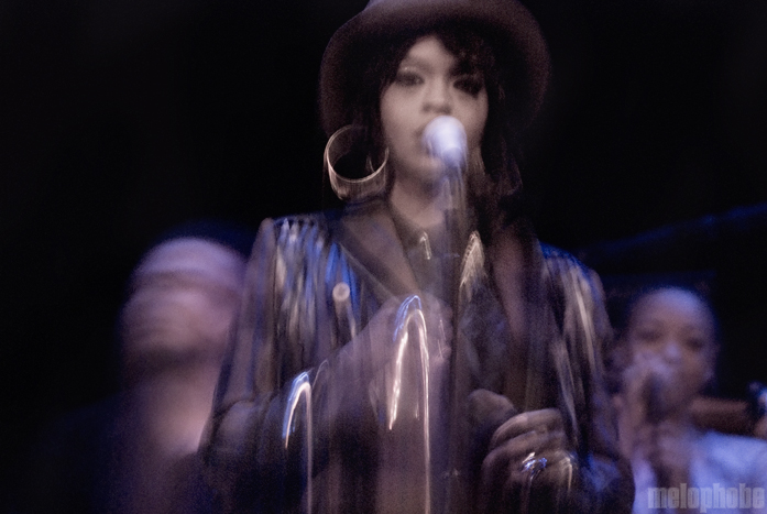 Lauryn Hill at Arlene Schnitzer Concert Hall, April 9, 2011. Photo by Colin McLaughlin.
