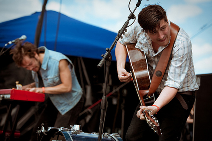 Mumford & Sons at Bigfoot Stage, May 29, 2010. Photo by Christopher Nelson.
