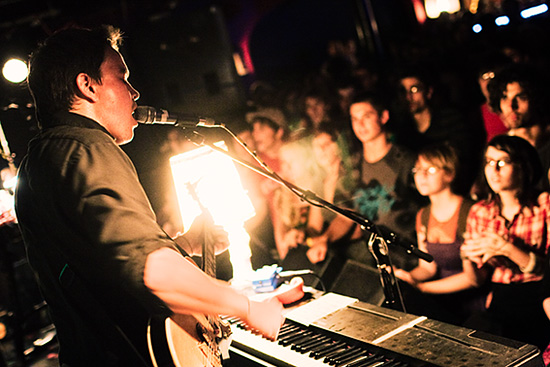 Sunset Rubdown at Middle East Downstairs, September 15, 2008. Photo by Joshua Bean.
