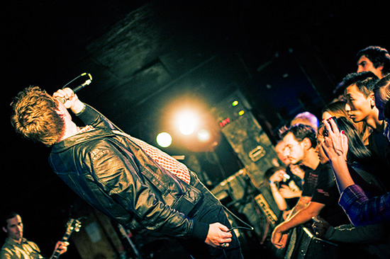 The Walkmen at Middle East Downstairs, September 18, 2008. Photo by Joshua Bean.