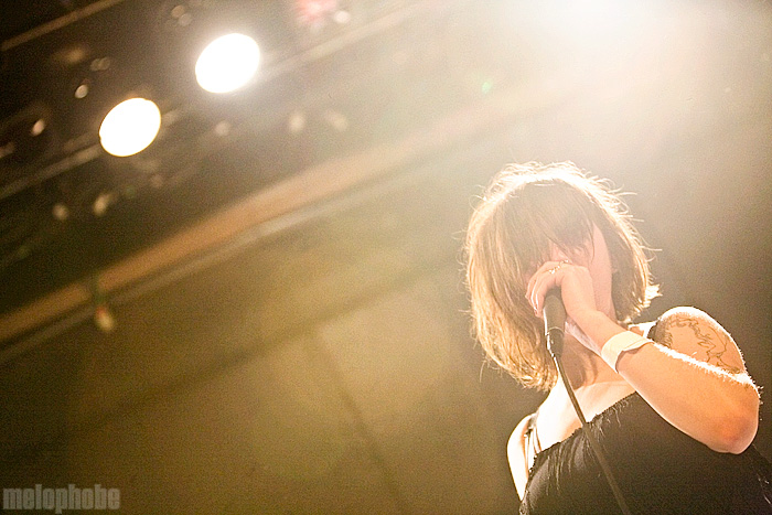 Those Darlins at Bowery Ballroom, February 12, 2010. Photo by Ari Sommer.