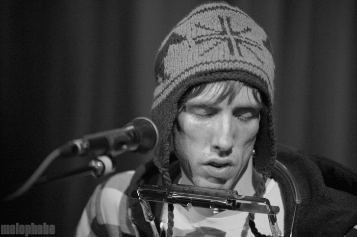 Atlas Sound at E&L Auditorium, February 4, 2010. Photo by Matthew Eisman.