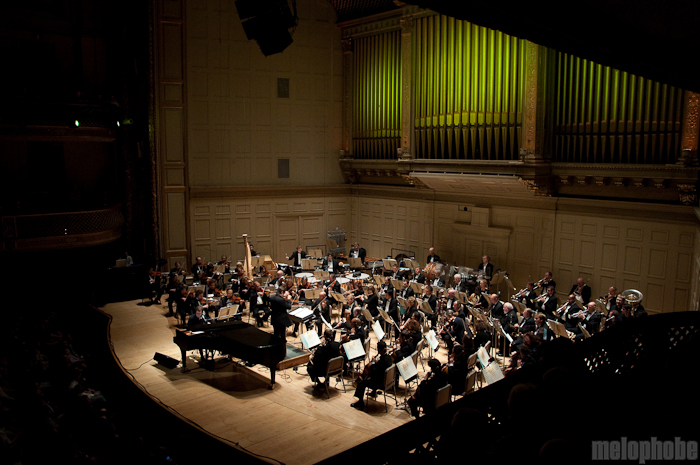 Ben Folds and The Boston Pops at Symphony Hall, October 2, 2009. Photo by Chris Barth.