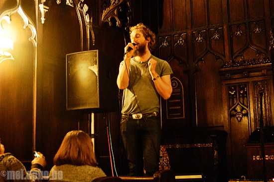 Phosphorescent at First Unitarian Church, November 22, 2008. Photo by Marie Forgeard.