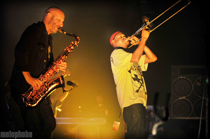Galactic at Roseland Theater, February 27, 2010. Photo by Alice Falzone and Josh Kincaid.