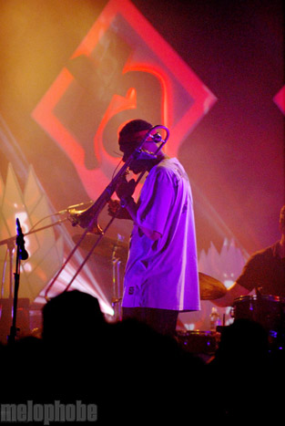 Galactic at Roseland Theater, February 27, 2010. Photo by Alice Falzone and Josh Kincaid.