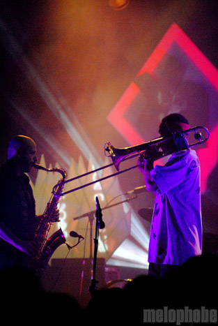 Galactic at Roseland Theater, February 27, 2010. Photo by Alice Falzone and Josh Kincaid.