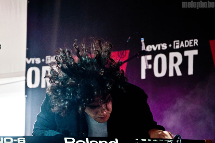 Neon Indian at Fader Fort, March 18, 2010. Photo by Chris Barth.