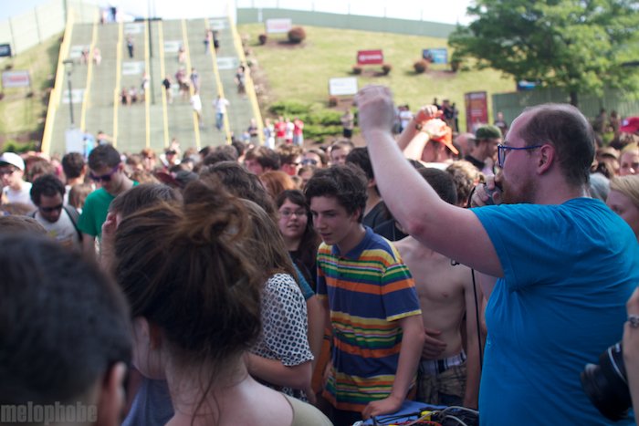 Dan Deacon, May 28, 2011. Photo by Michael Zonenashvili.
